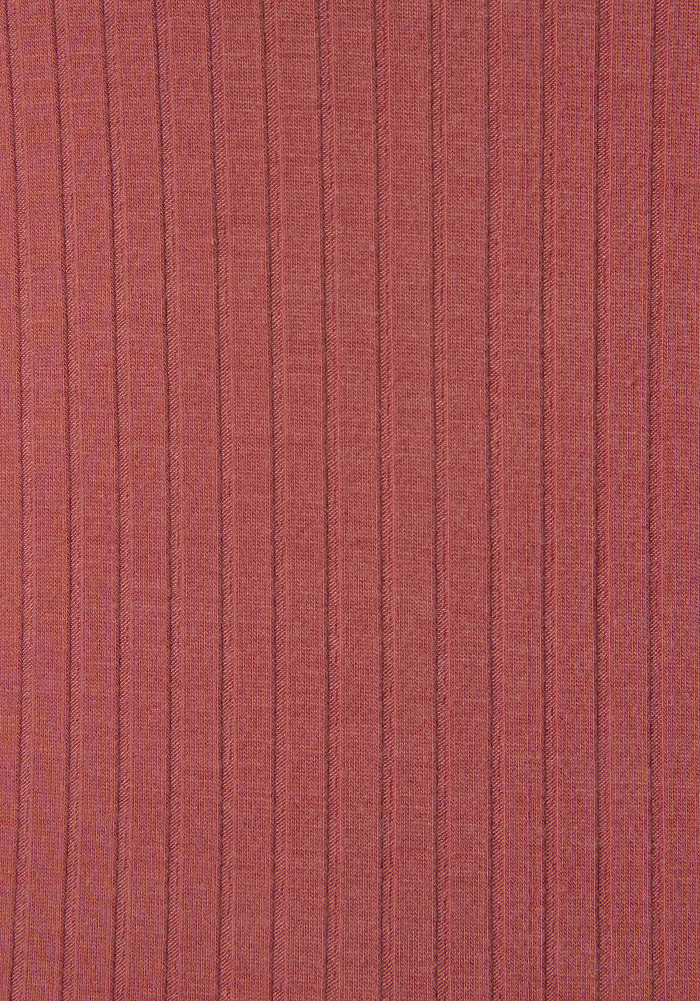 LASCANA Midikleid, aus Rippware, figurbetont, Sommerkleid, Basic