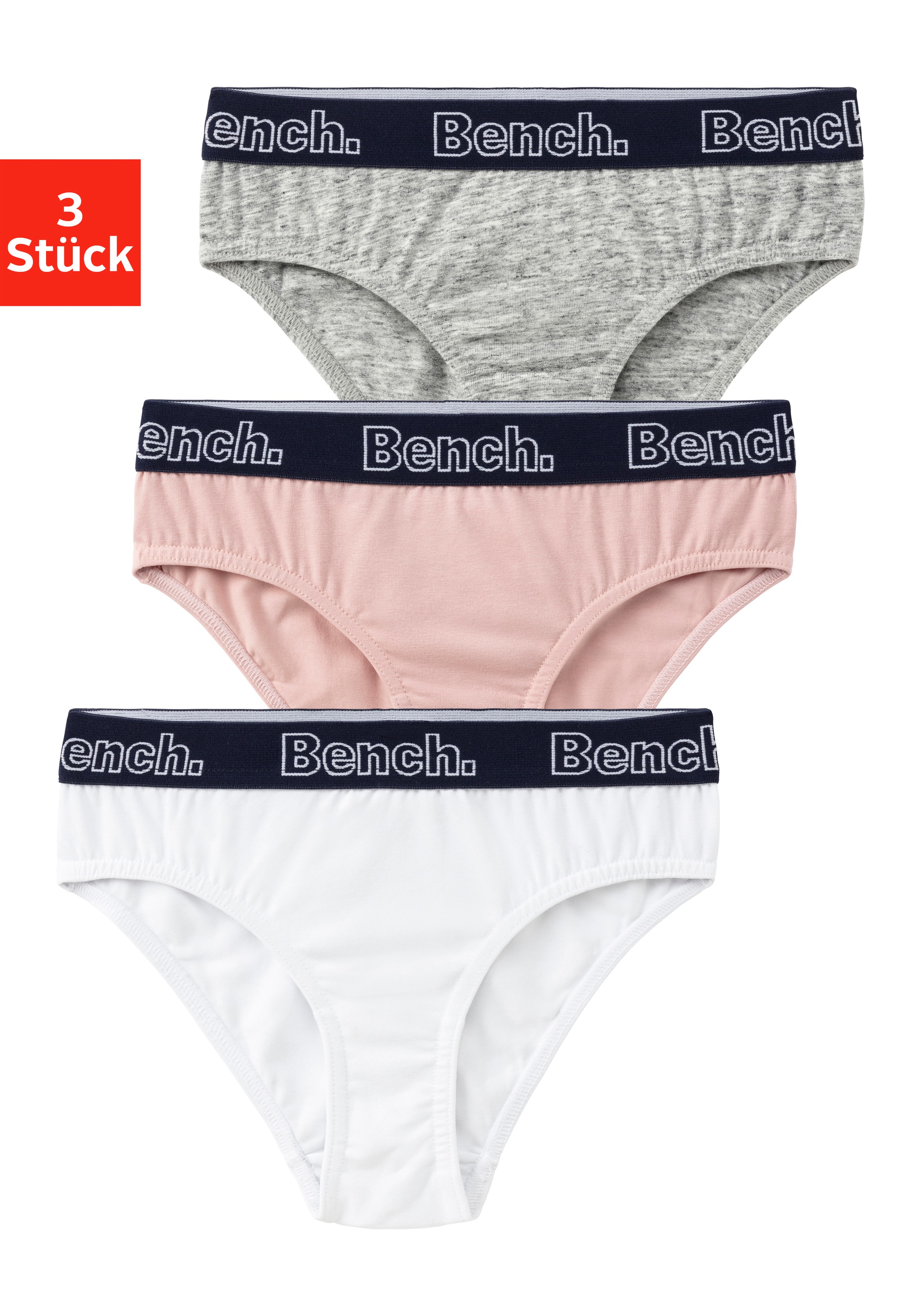 Thumbnail - Bench. Slip, (Packung, 3 St.), mit Logo Webbund
