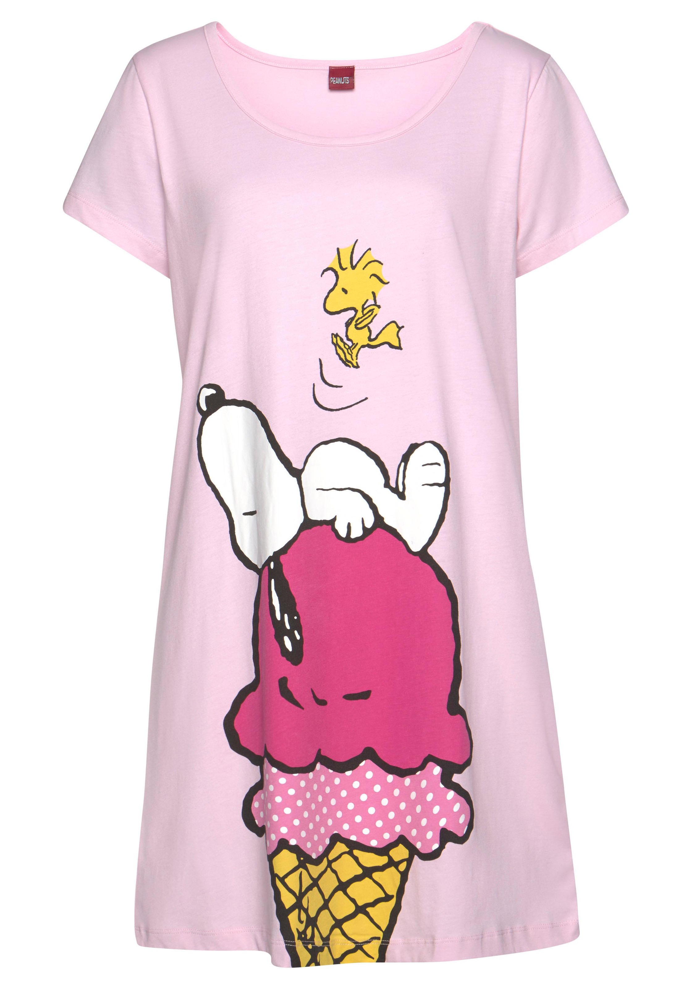 Peanuts Sleepshirt mit großem Snoopy-Motiv