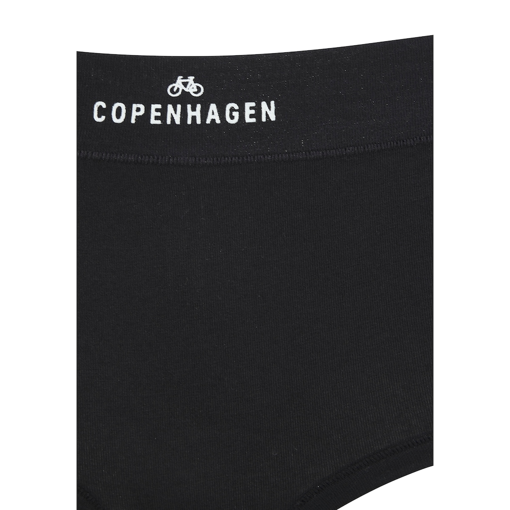 Copenhagen Studios Panty »mit Logodruck am Bund«, (3er-Pack), aus softer Bio-Baumwollqualität