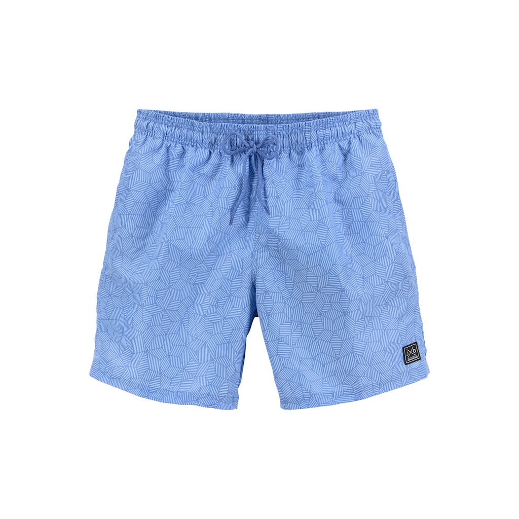 John Devin Badeshorts »Rylan«, im Geo Druck