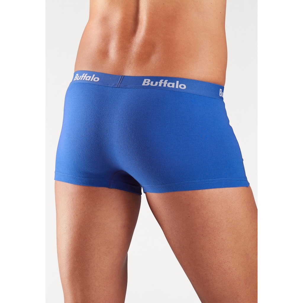 Buffalo Hipster, (Packung, 3 St.), knapp sitzende Boxershorts aus Baumwollmischung