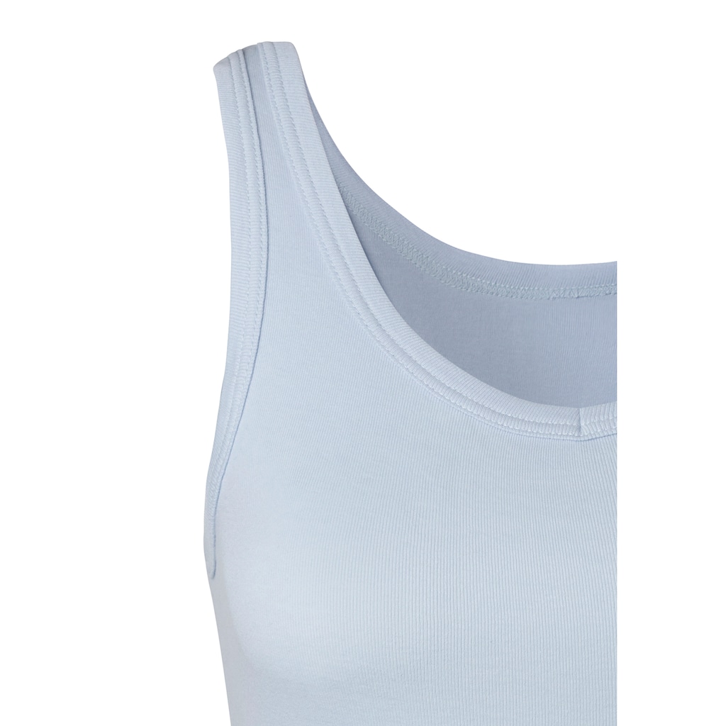 petite fleur Achselhemd, (6er-Pack), aus reiner Baumwolle, Tanktop, Unterziehshirt