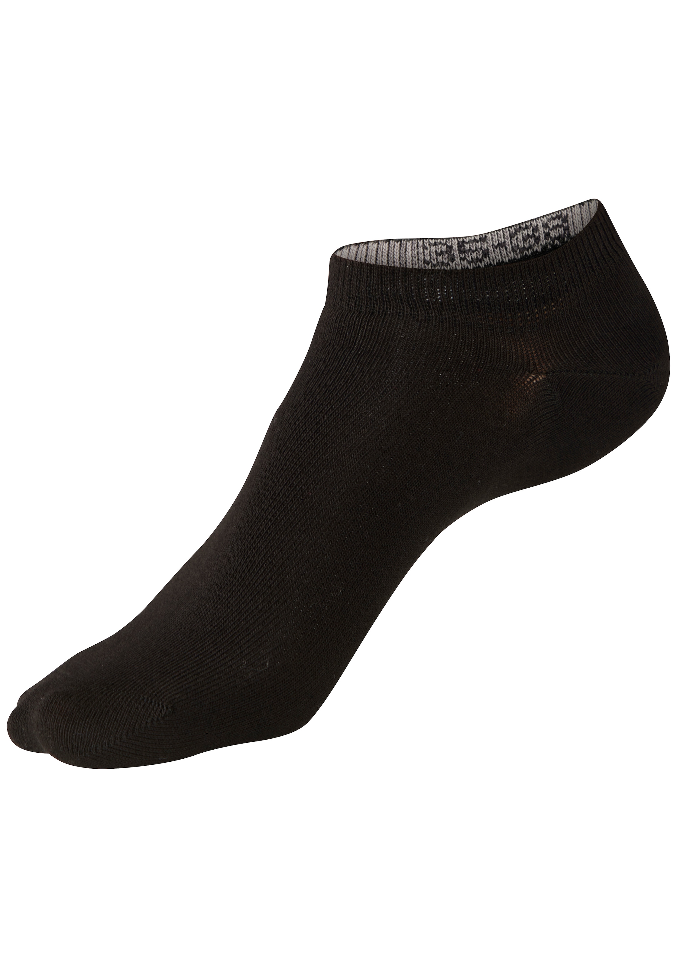 H.I.S Chaussettes de baskets »für Damen und Herren, perfekt zu sortieren, mit farbigen Innenbündchen« Boîte, 20 Couple tlg. dans une boîte cadeau pratique pour le travail et les loisirs