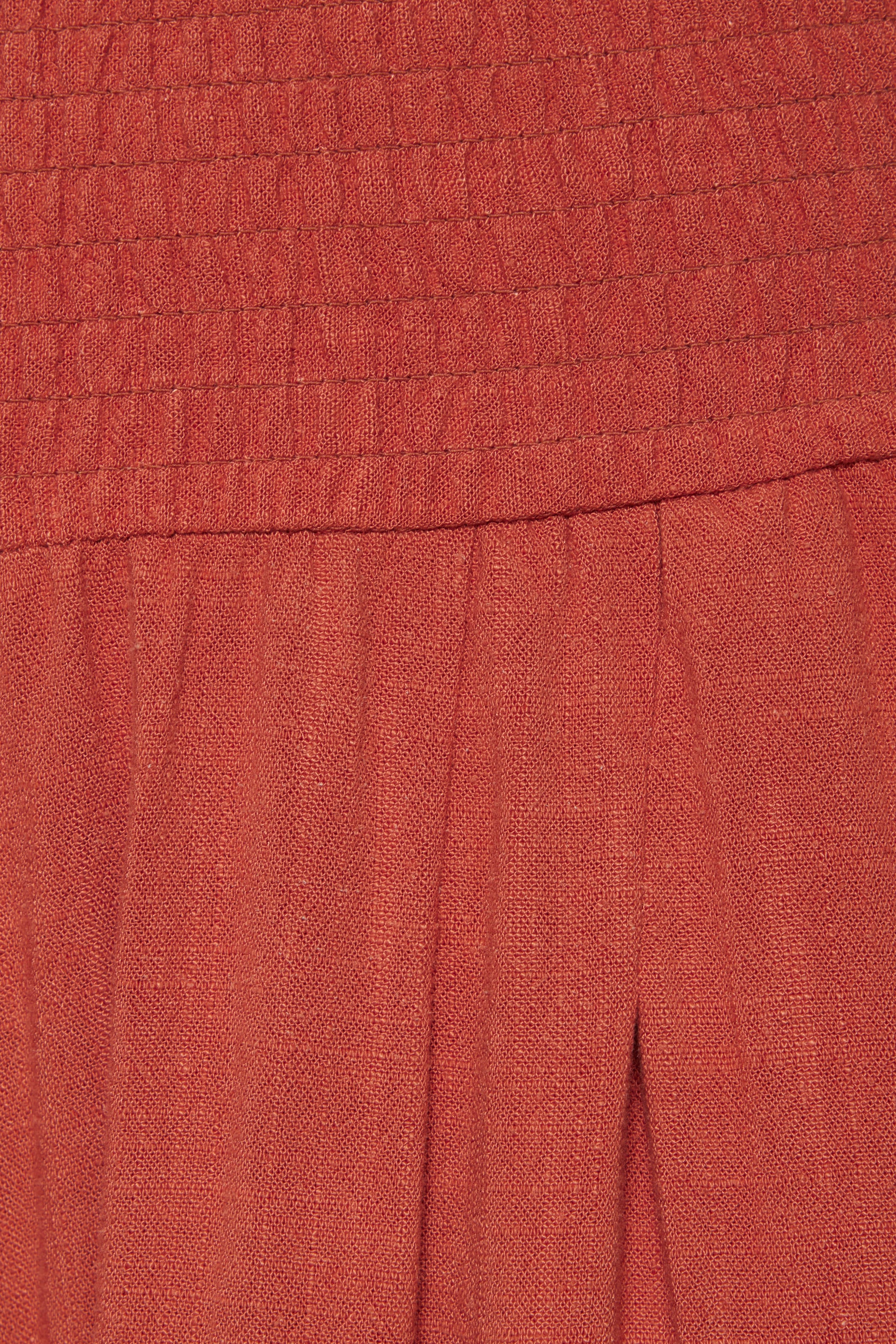 French Connection Leinenhose  mit gerafftem Bund, weite Palazzohose für den Sommer