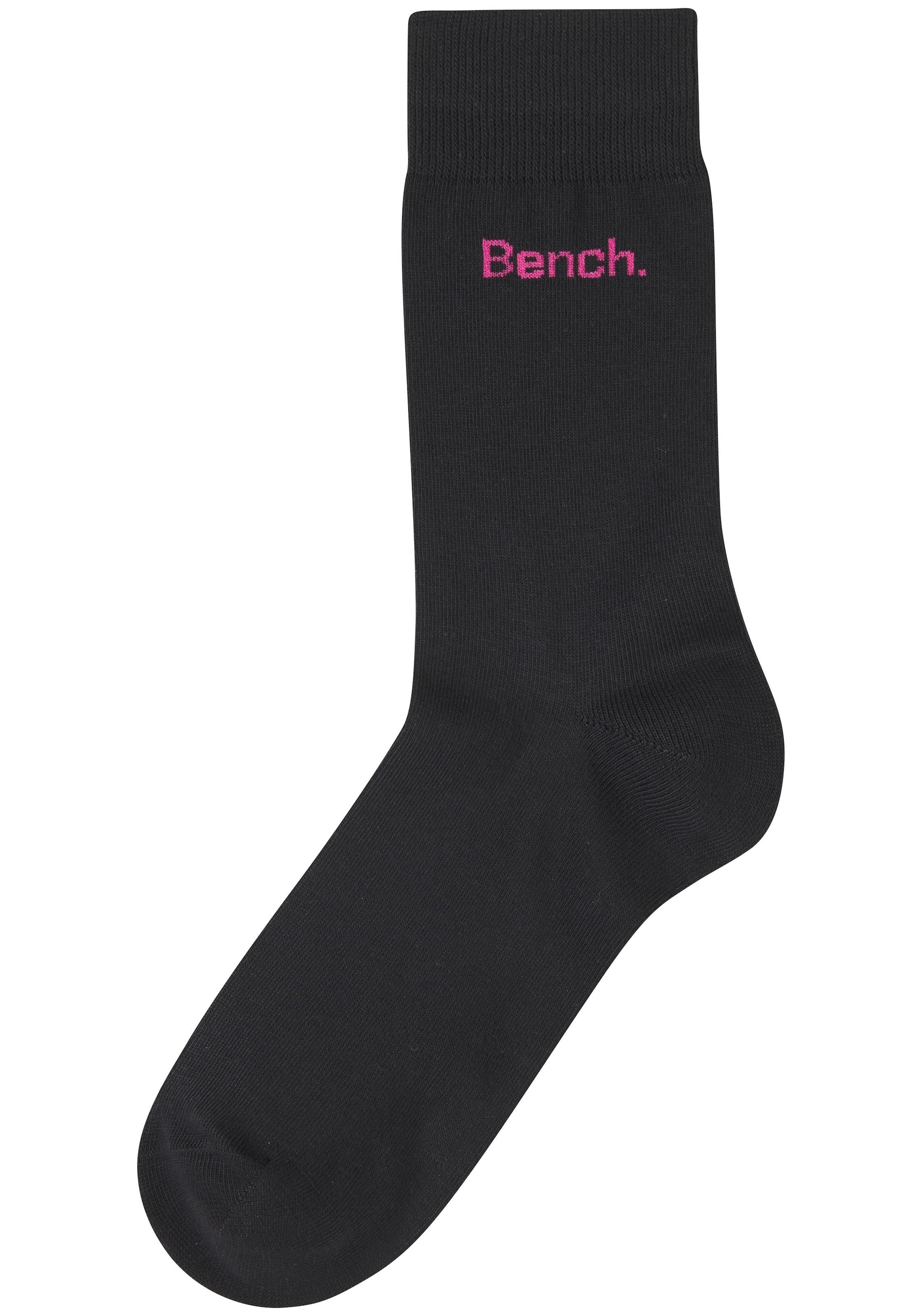 Bench. Chaussettes basiques »Herrensocken für Beruf und Freizeit« Paquet, 6 Couple tlg. avec petit logo de marque coloré
