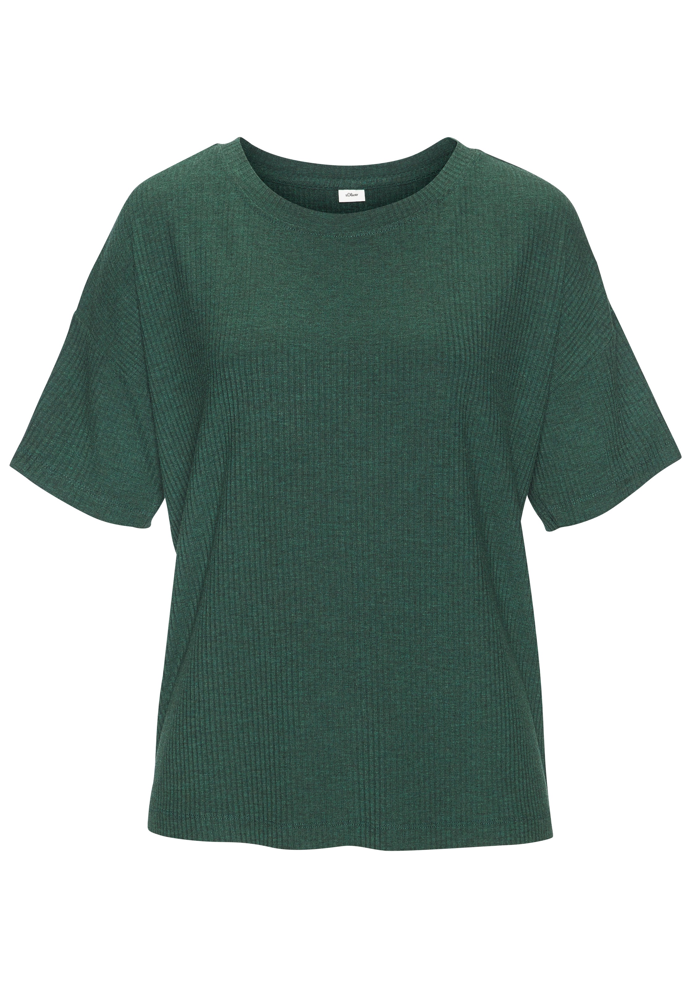 s.Oliver T-Shirt Aus weicher Rippqualität