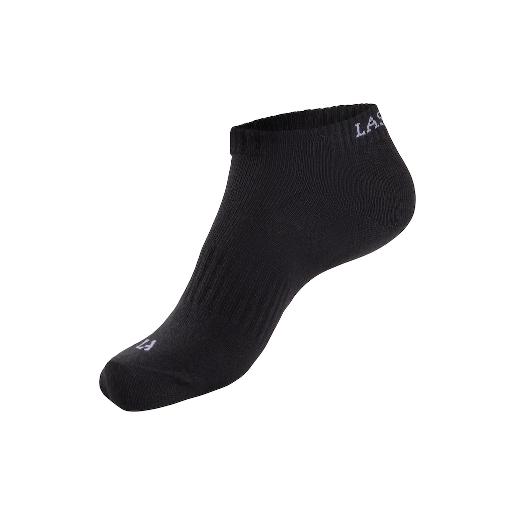 LASCANA ACTIVE Sneakersocken, (Packung, 6 Paar), mit eingestricktem Marken Logo