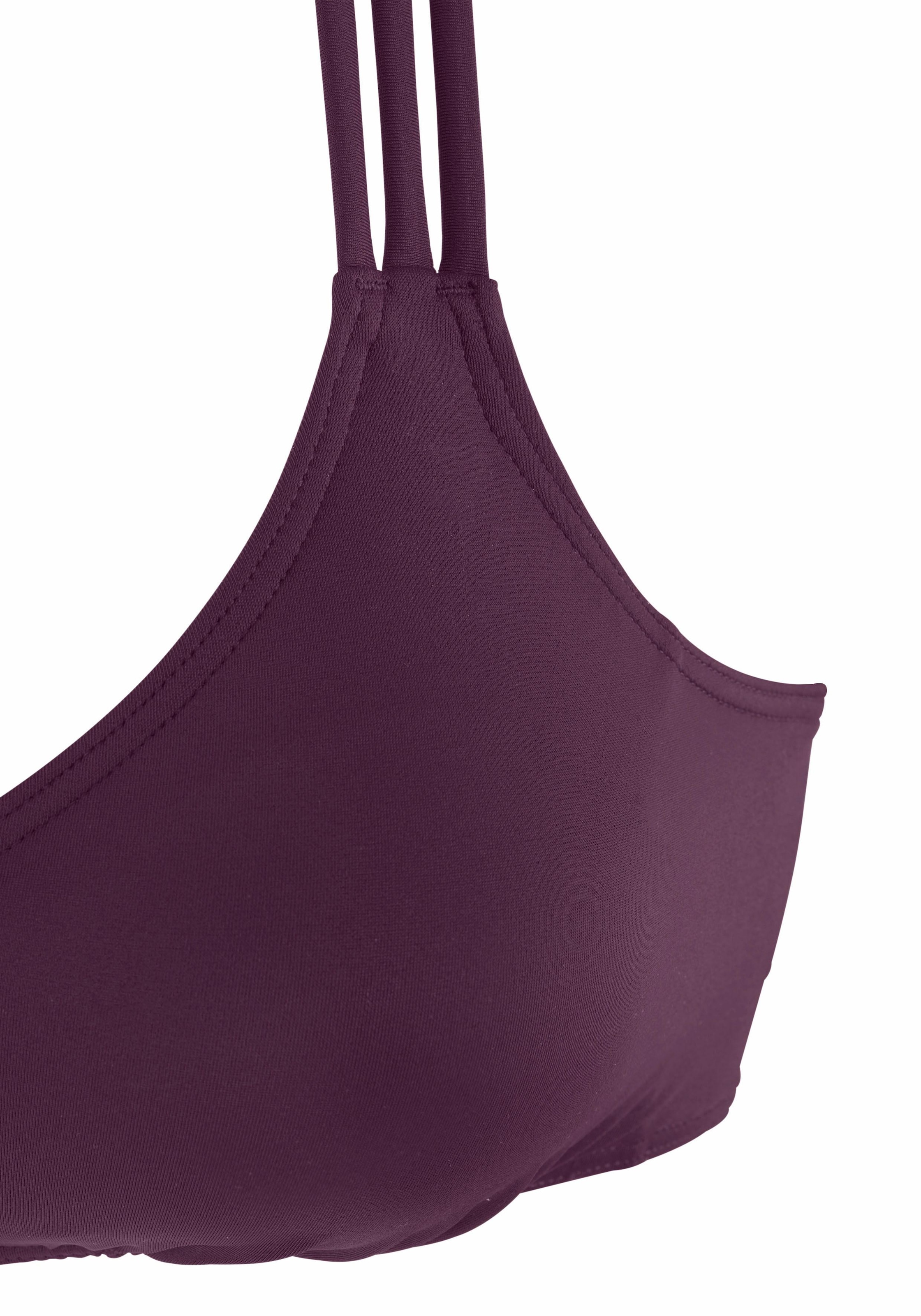 Bruno Banani Bustier-Bikini, mit Zierbändern