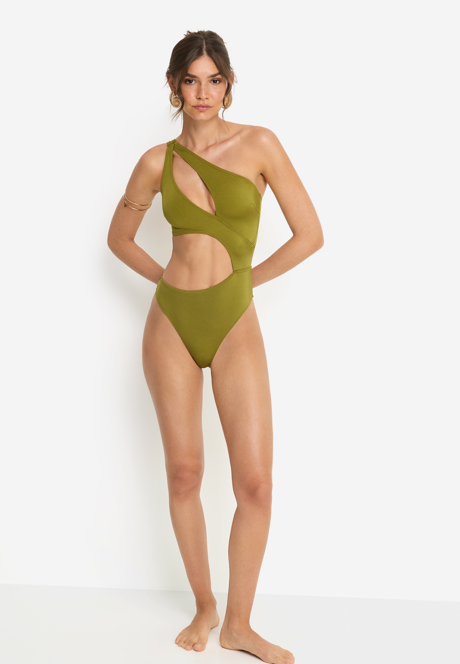 LSCN by LASCANA Monokini »Sunny« in trendiger Glanzware