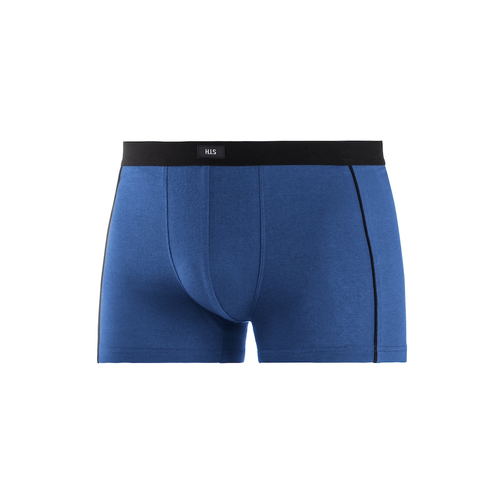 H.I.S Boxer »Boxershorts für Herren«, (Packung, 3 St.), mit schmalen Piping an den Seiten