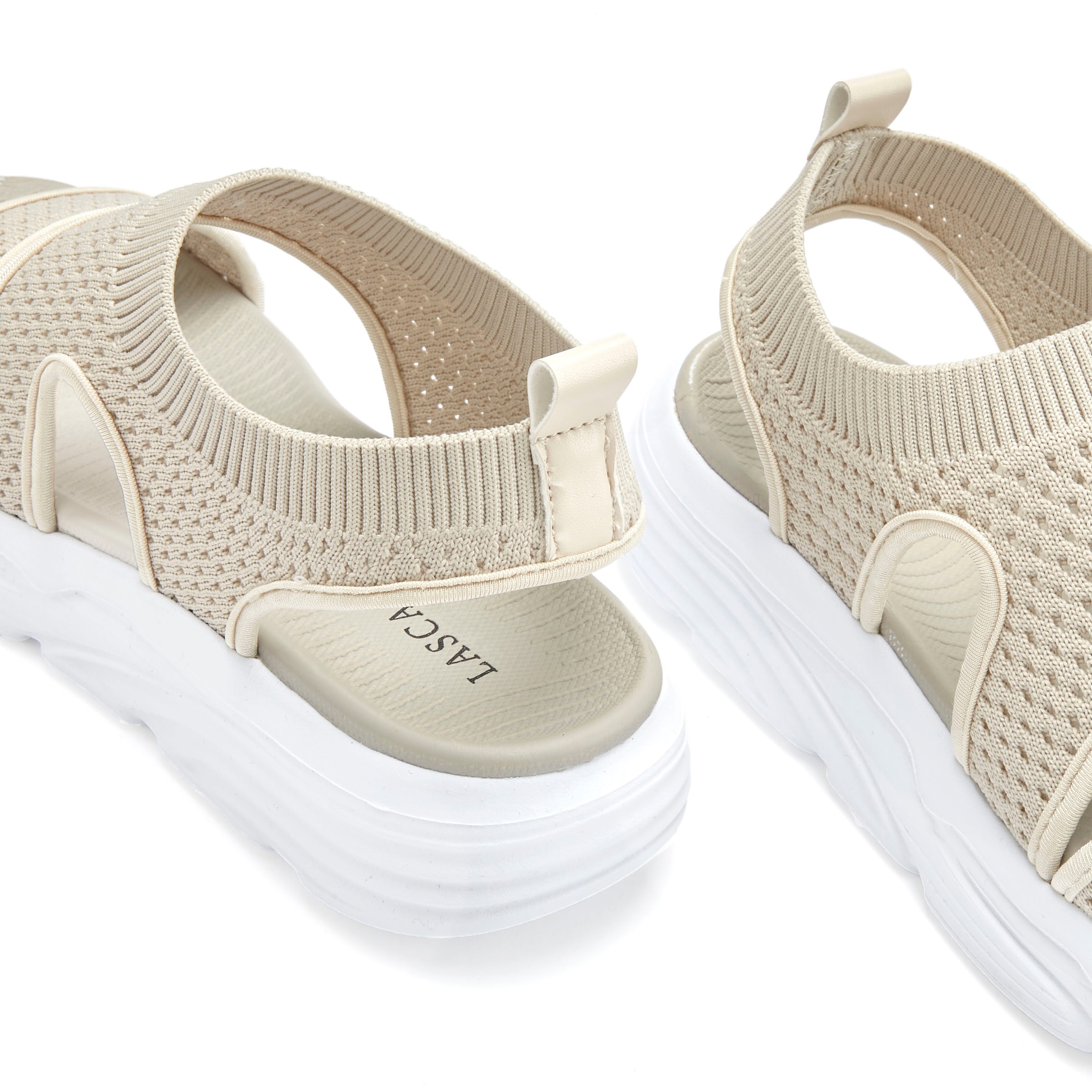 LASCANA Sandale »Sommerschuh«  Sandalette, Sommerschuh aus elastischem Textil besonders leicht VEGAN