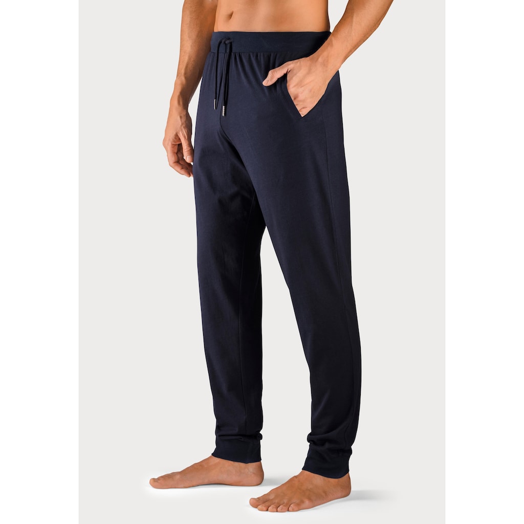 AUTHENTIC LE JOGGER Schlafhose, (Packung, 2), aus weicher Single Jersey Ware