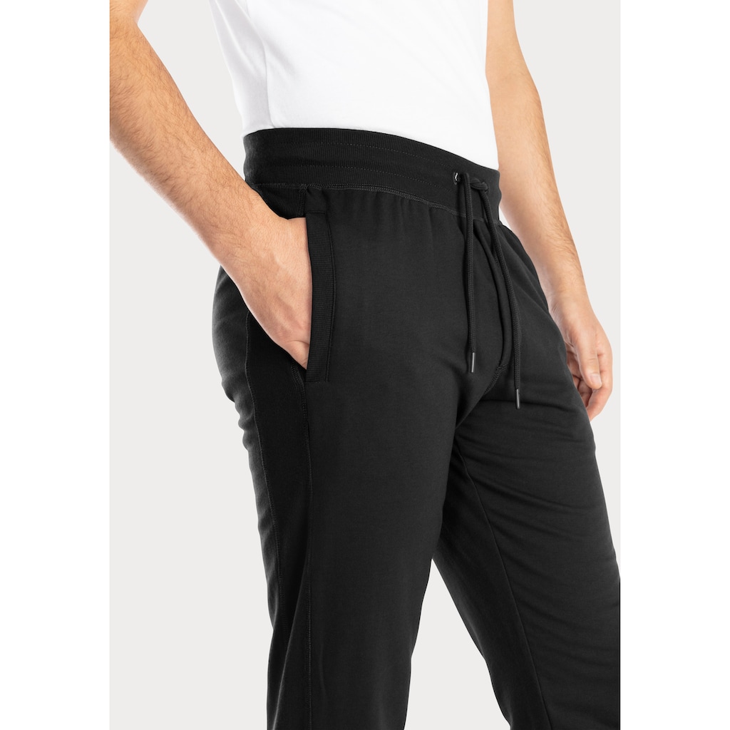s.Oliver Sweathose, Jogginghose mit seitlichen Rippeneinsatz
