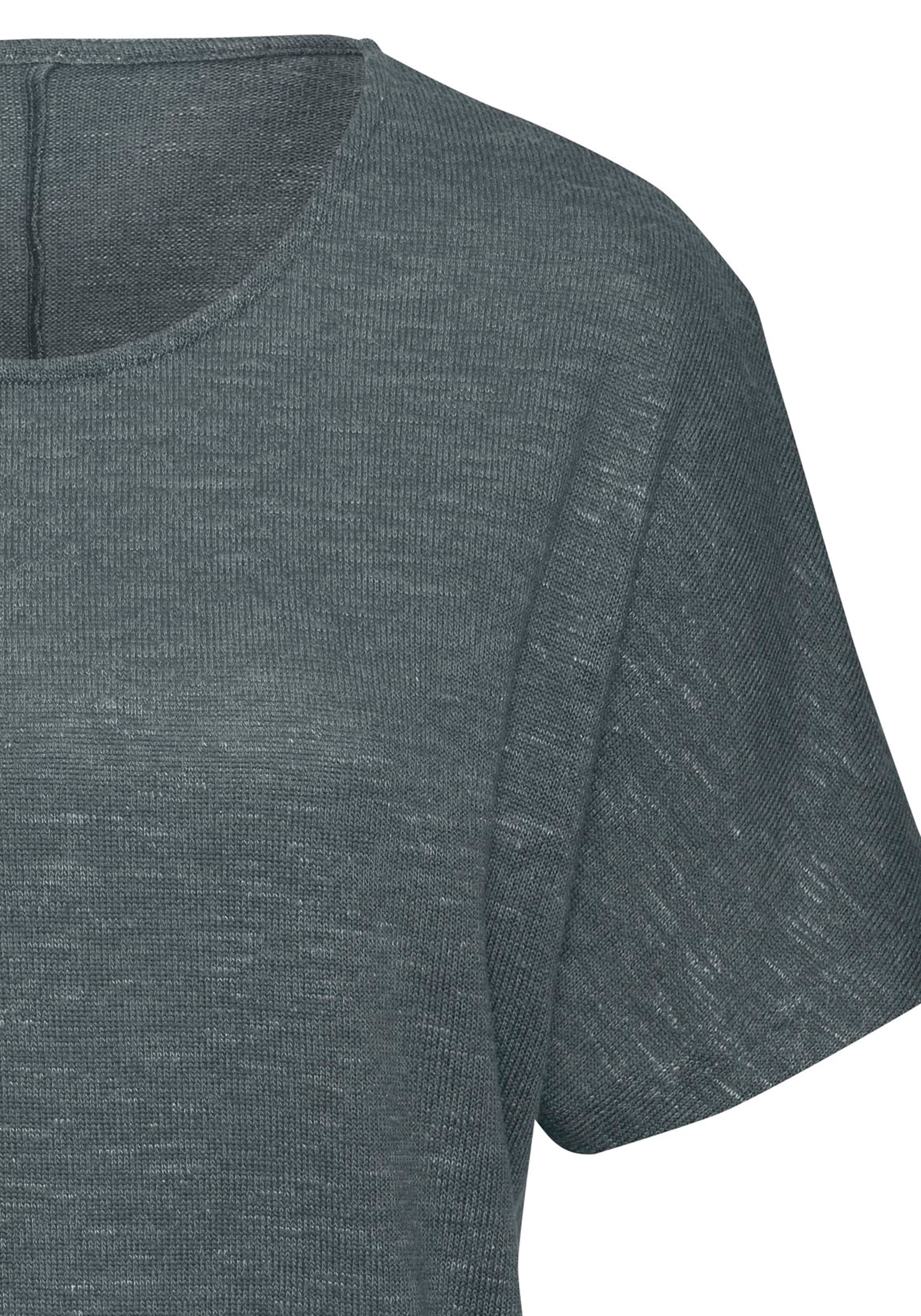 Vivance Kurzarmshirt »mit breitem Bund«, aus weichem Viskose-Feinstrick