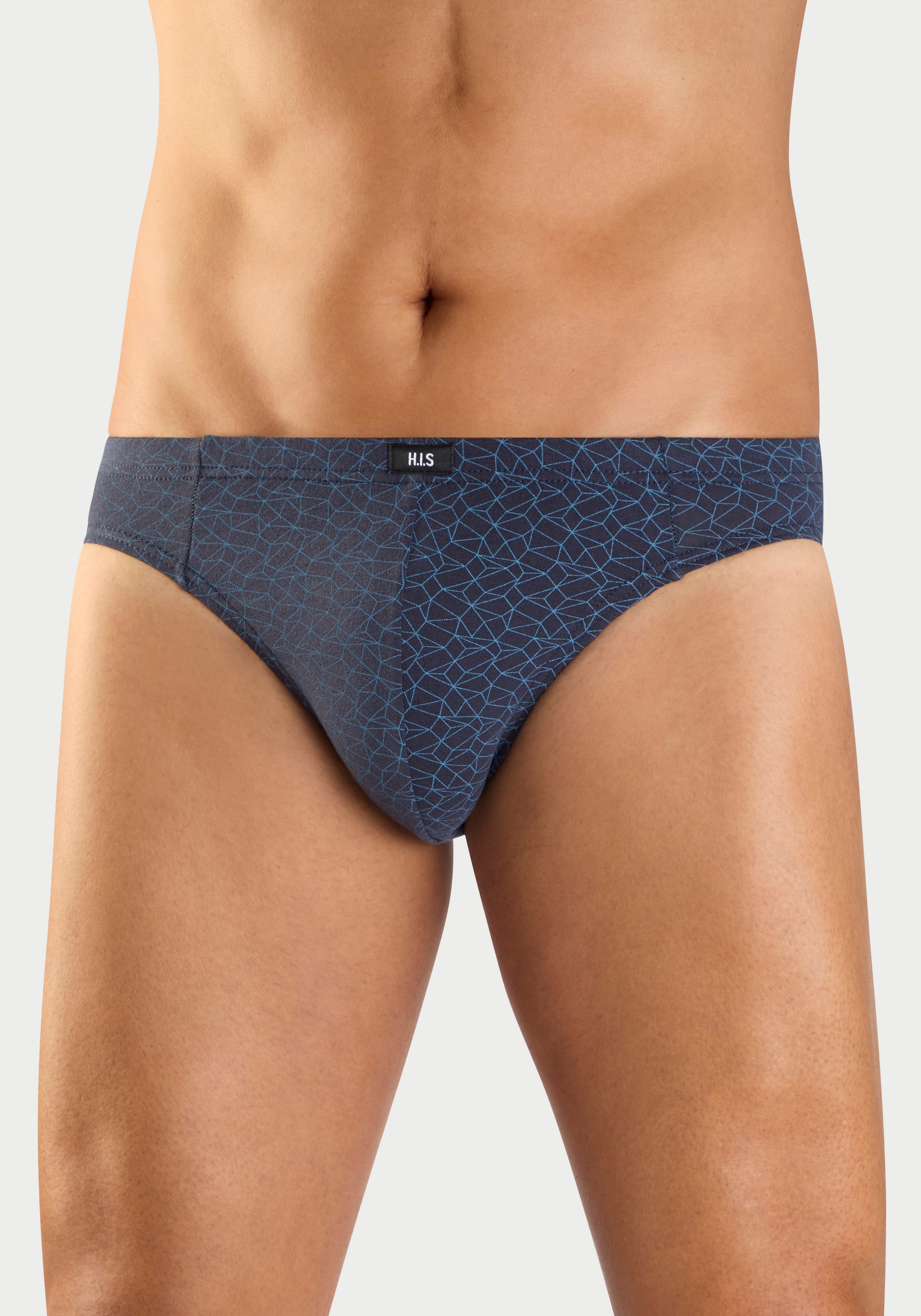 H.I.S Slip »Männer Unterhose« Paquet, 10 cuis en qualité coton imprimé