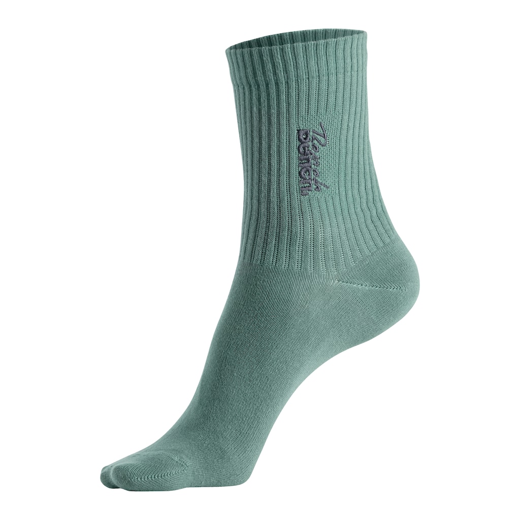 Bench. Basicsocken, (Packung, 3 Paar), mit Bench Stickerei