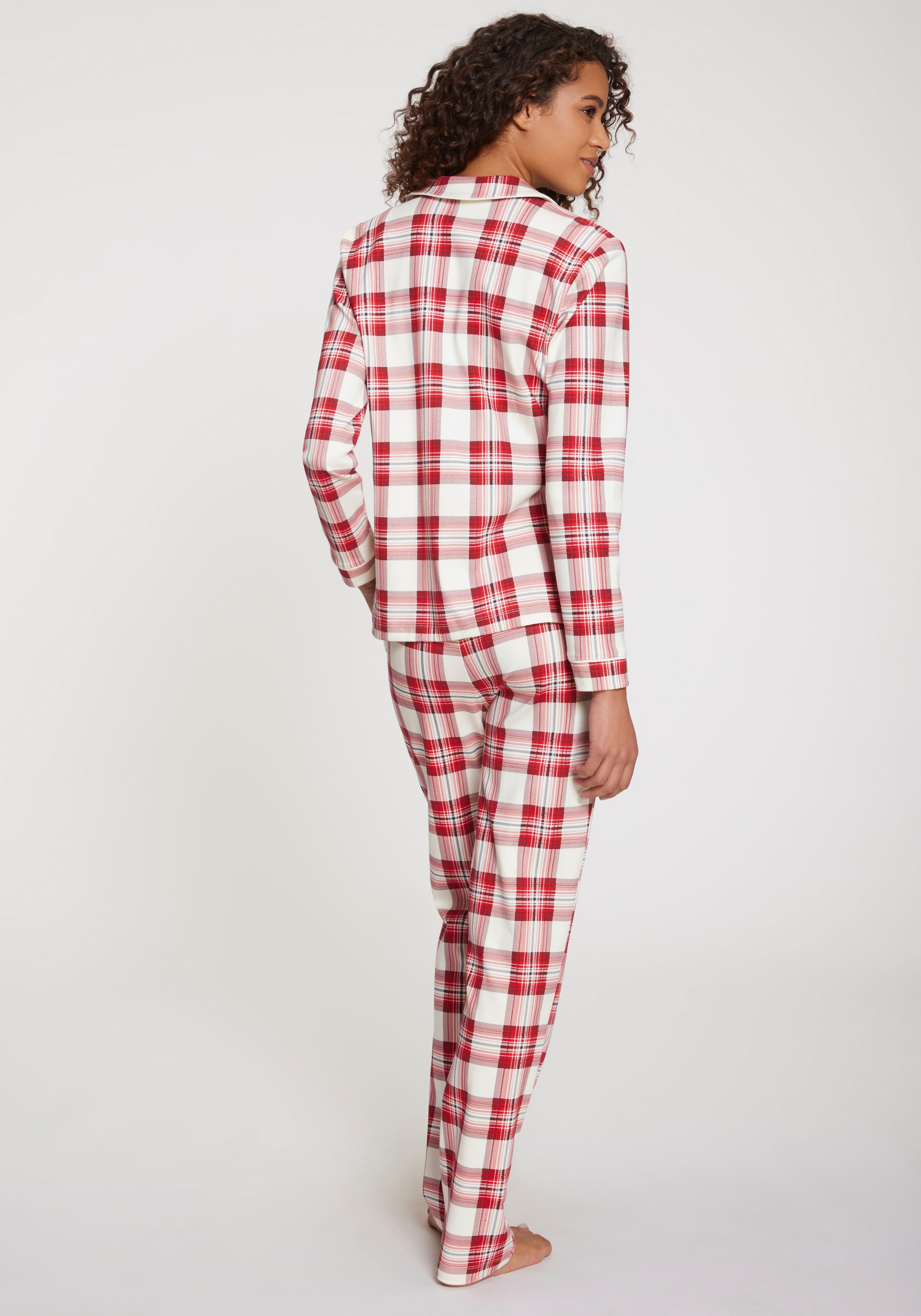 LASCANA Pyjama, (Set, 3-teilig), incl. Schlafmaske