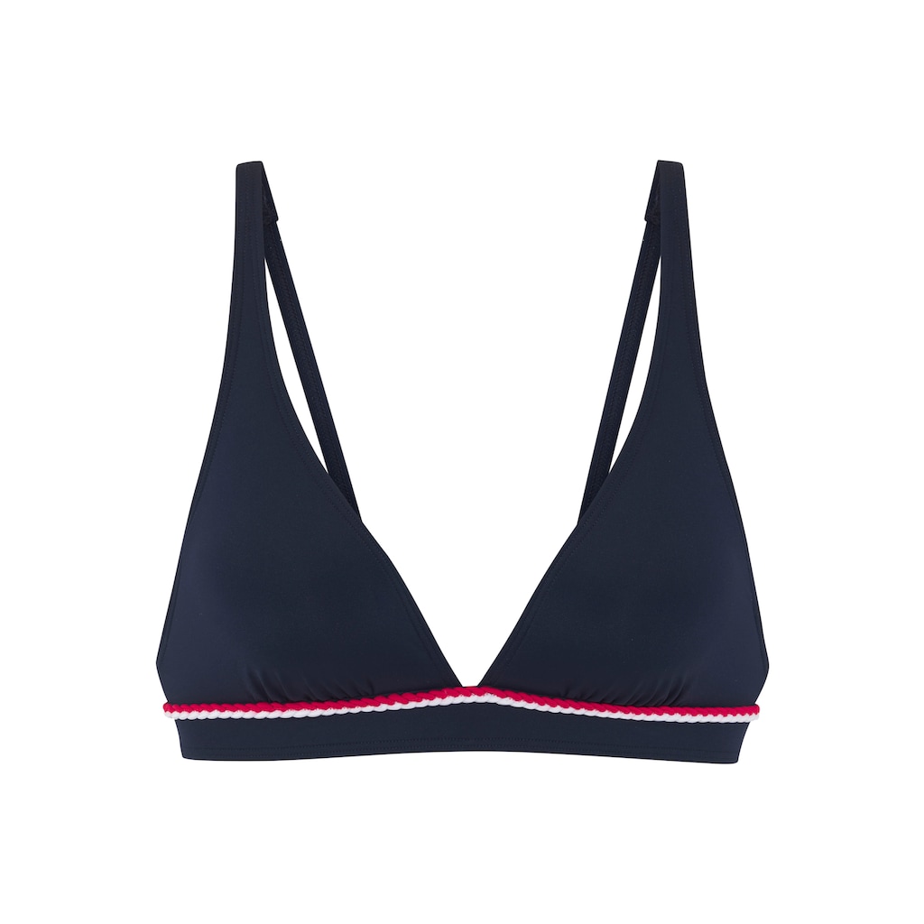 s.Oliver Triangel-Bikini-Top »Junis«, mit geflochtener Kordel