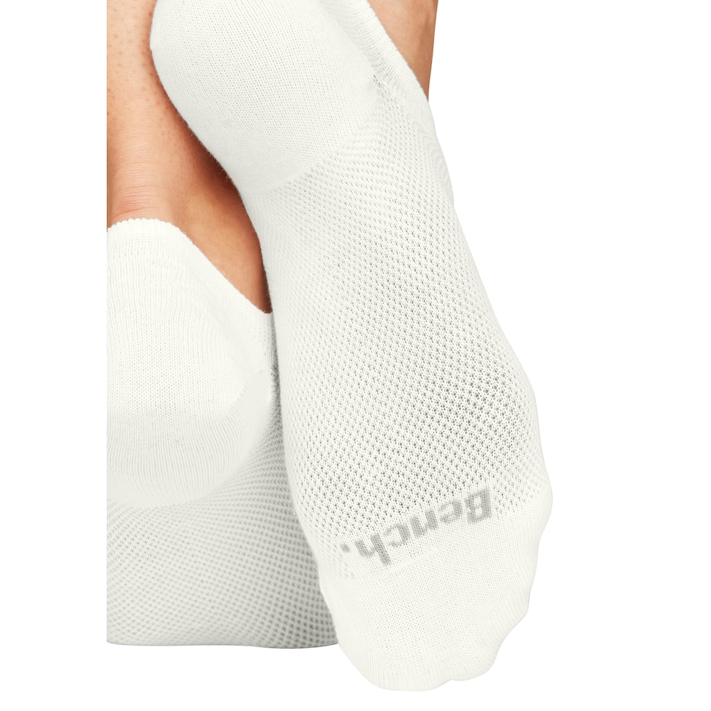 Bench. Sneakersocken, (Packung, 10 Paar), mit Pikeestruktur
