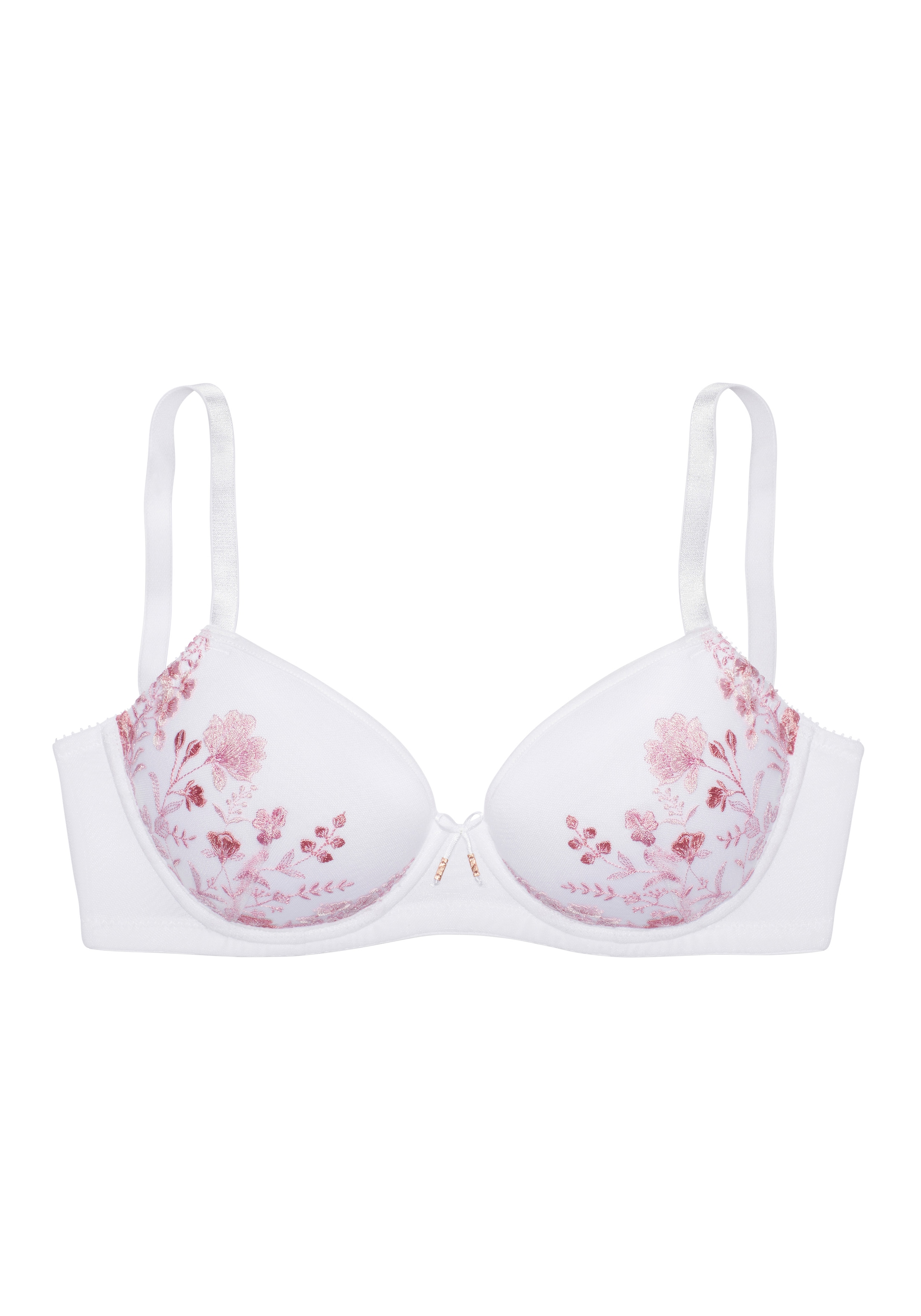 LASCANA Schalen-BH »Maria« mit Bügel & Blumen-Stickerei