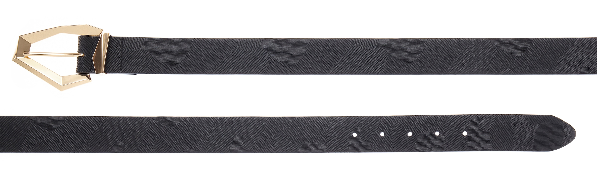 LASCANA Hüftgürtel »Ledergürtel, Anzuggürtel, Hosengürtel, Jeansgürtel, Taillengürtel« Gürtel aus strukturiertem Leder mit eleganter Schnalle