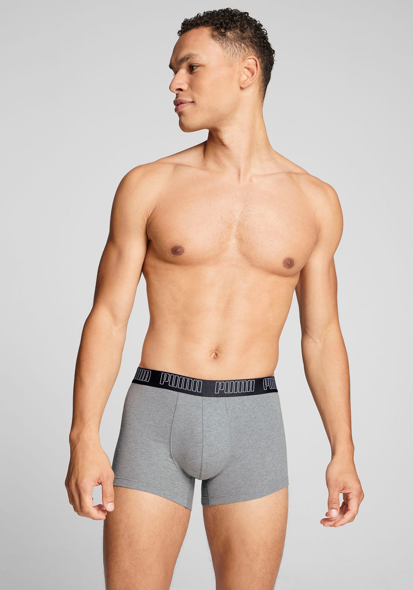 PUMA Boxer »Everyday Hipster« Packung, 2er-Pack,  ohne Eingriff, Logobund