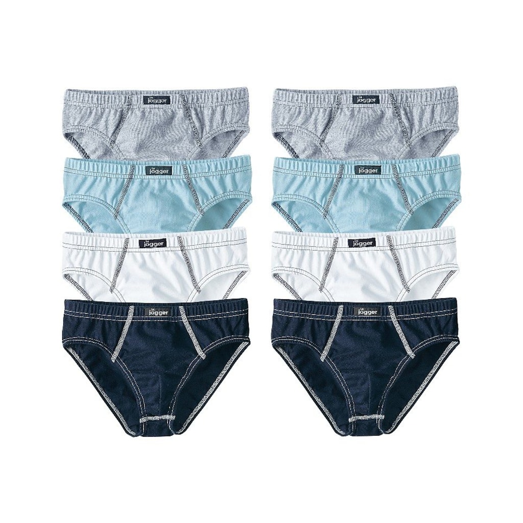 le jogger® Slip, (Packung, 8 St.), mit sportlichen Nähten
