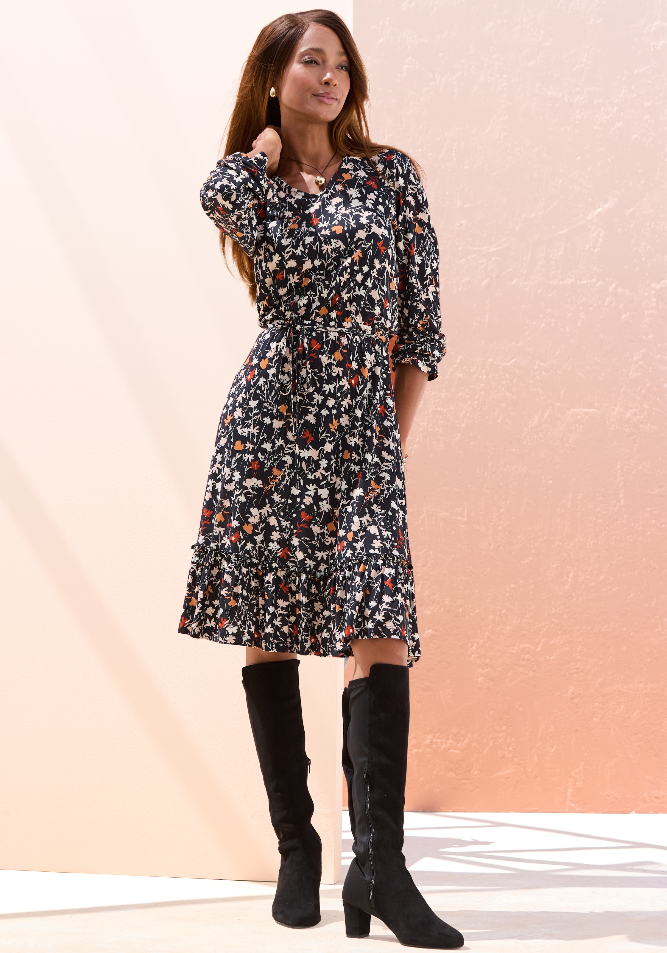 LASCANA Robe en jersey Sans poches