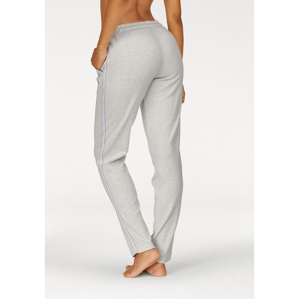Bench. Loungewear Homewearhose, mit Metallic-Streifen, Loungewear, Loungeanzug