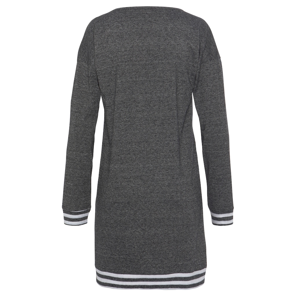 Vivance Dreams Sleepshirt, mit Streifen-Details