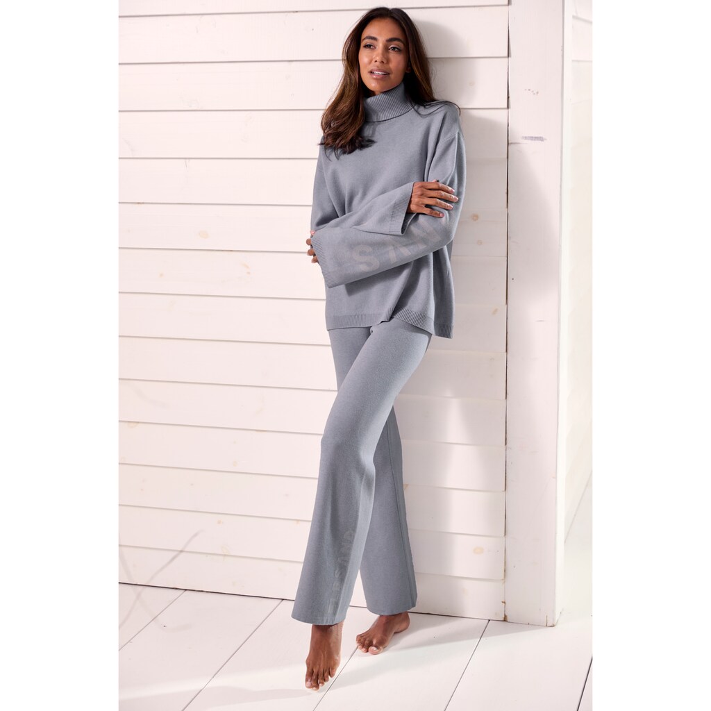 Elbsand Sweater, Rollkragenpullover aus weichem Strick, Loungewear