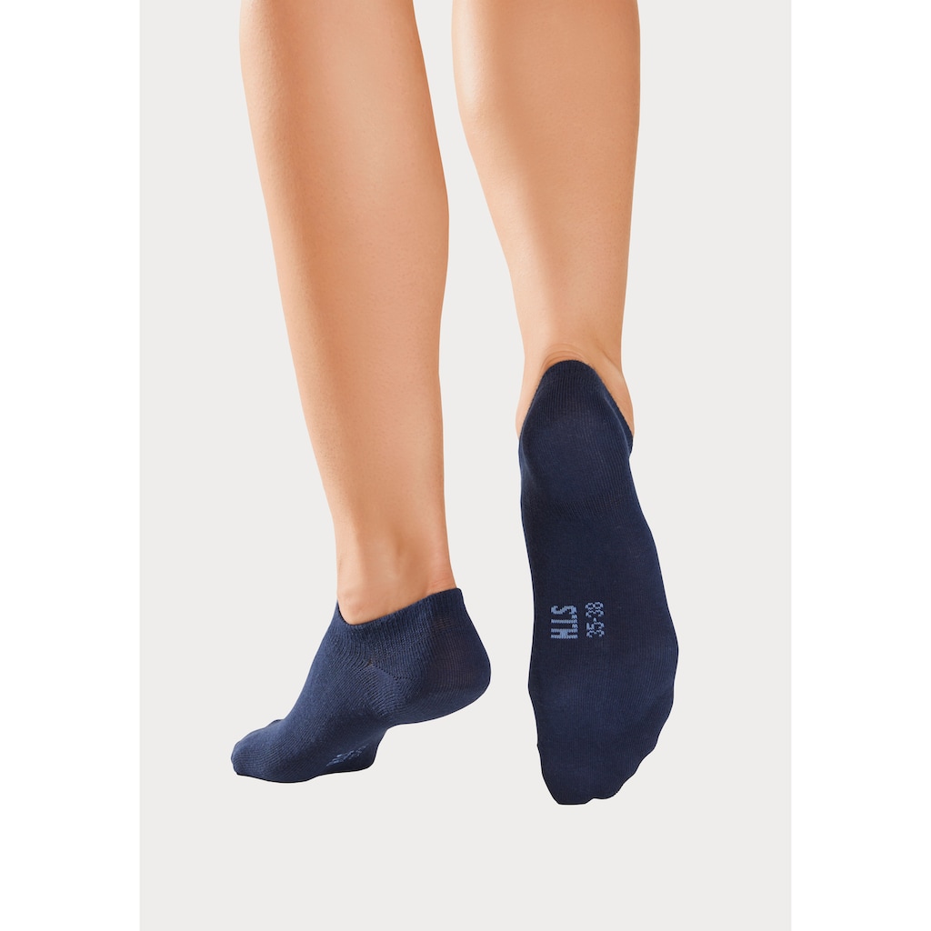 H.I.S Sneakersocken, (Packung, 6 Paar), mit besonders kurzem Schaft