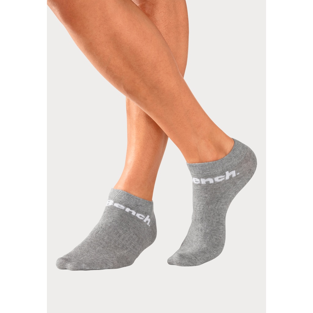 Bench. Sportsocken, (Packung, 12 Paar), Sneakersocken mit klassischem Logoschriftzug