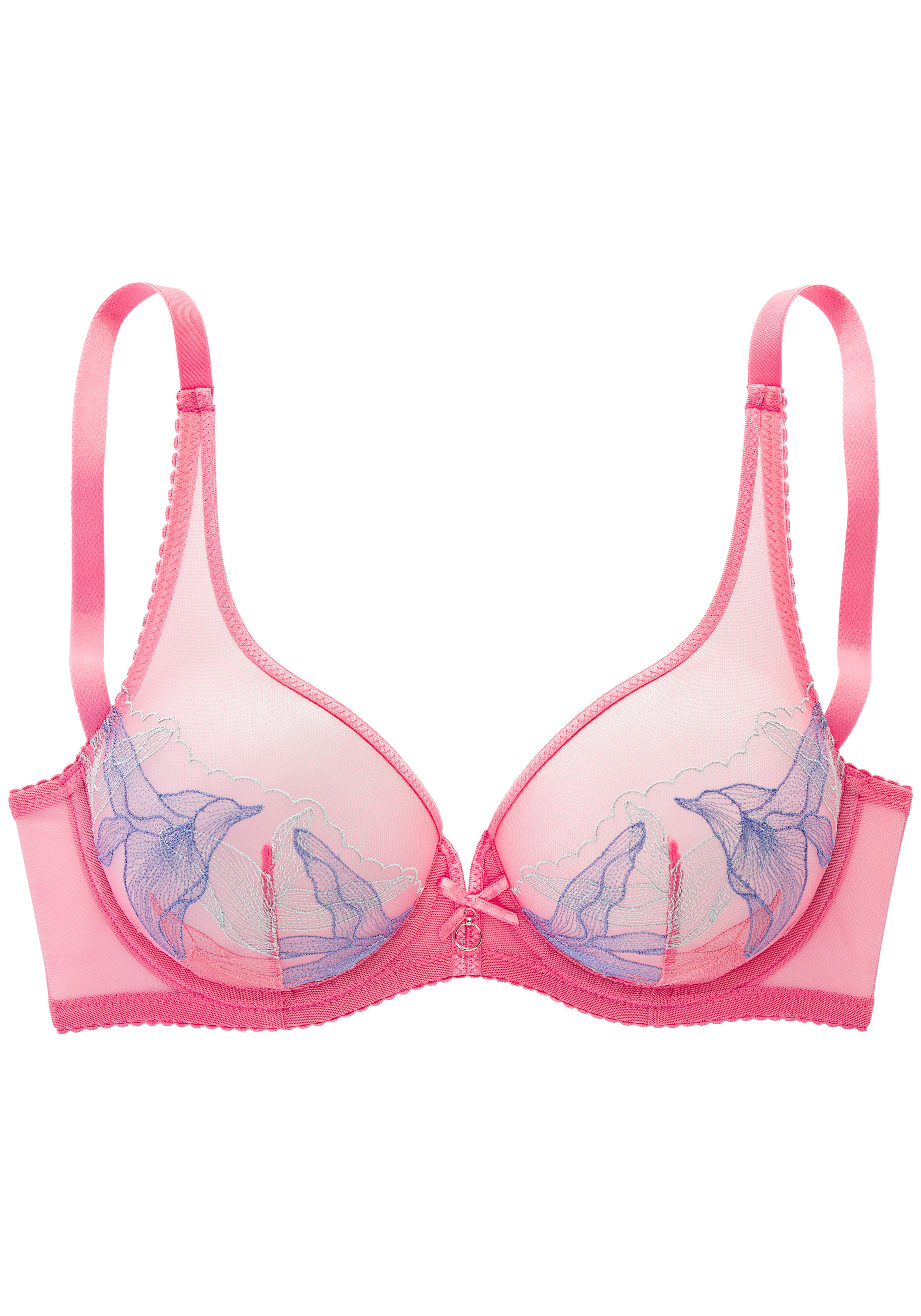 LASCANA Soutien-gorge à armatures »Gabriella« avec broderie délicate, lingerie transparente