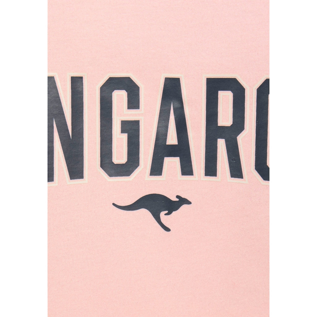 KangaROOS Bigshirt, mit kontrastfarbenen Raglanärmeln
