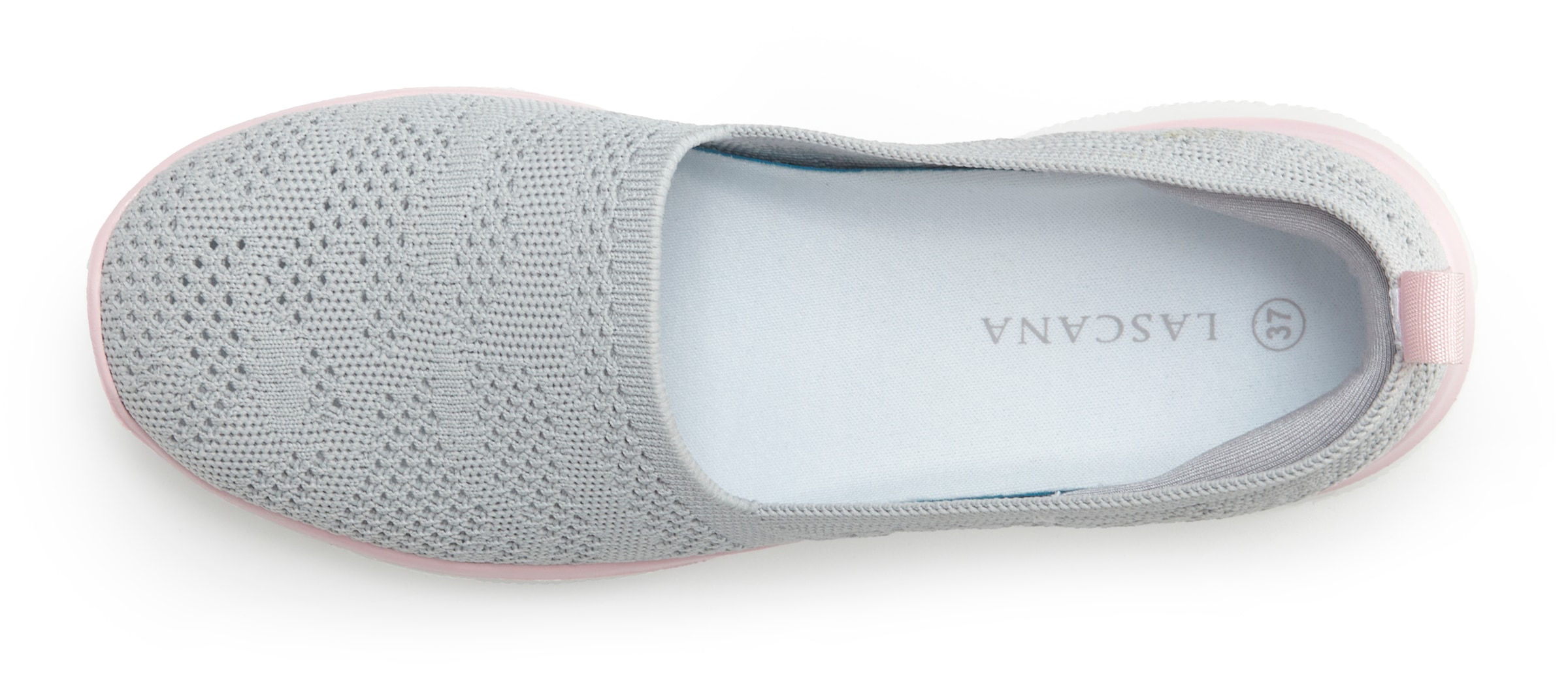 LASCANA Slipper »Ballerina, Sneaker, Freizeitschuh, Slip-On-Sneaker,«  NEU zum Reinschlüpfen, ultraleicht VEGAN