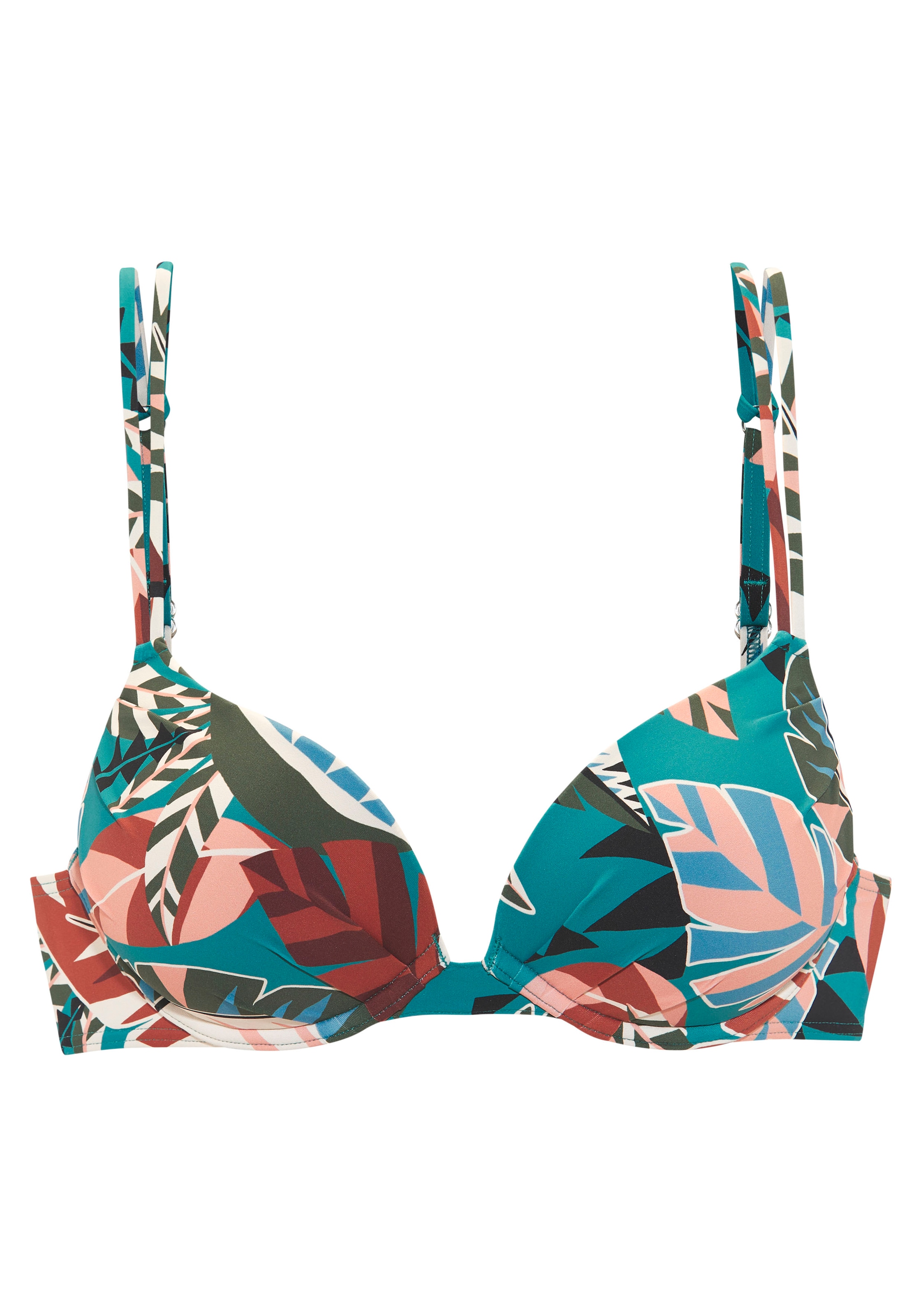 Buffalo Top bikini push-up »Moana« mit modernem Allover-Print