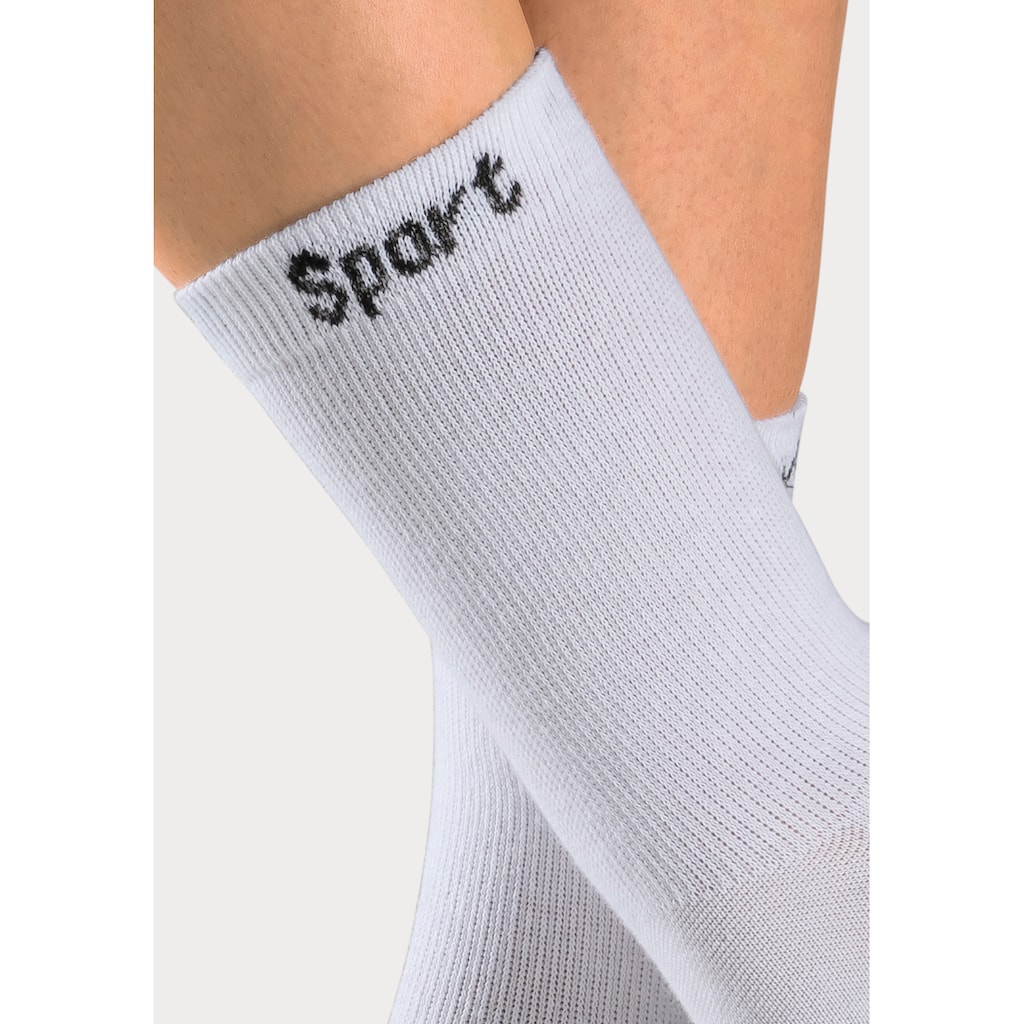 Bench. Sportsocken, (Packung, 6 Paar), mit antibakterieller Feuchtigkeitsregulierung