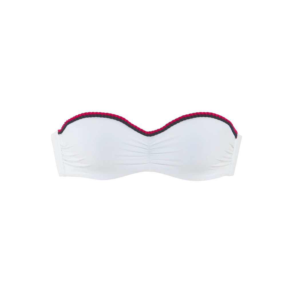 s.Oliver Bügel-Bandeau-Bikini-Top »Junis«, mit geflochtenen Details