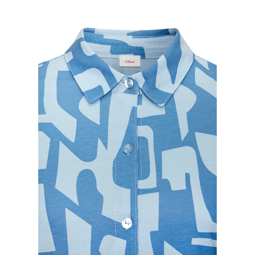 s.Oliver Shorty, (2 tlg.), mit grafischem Print