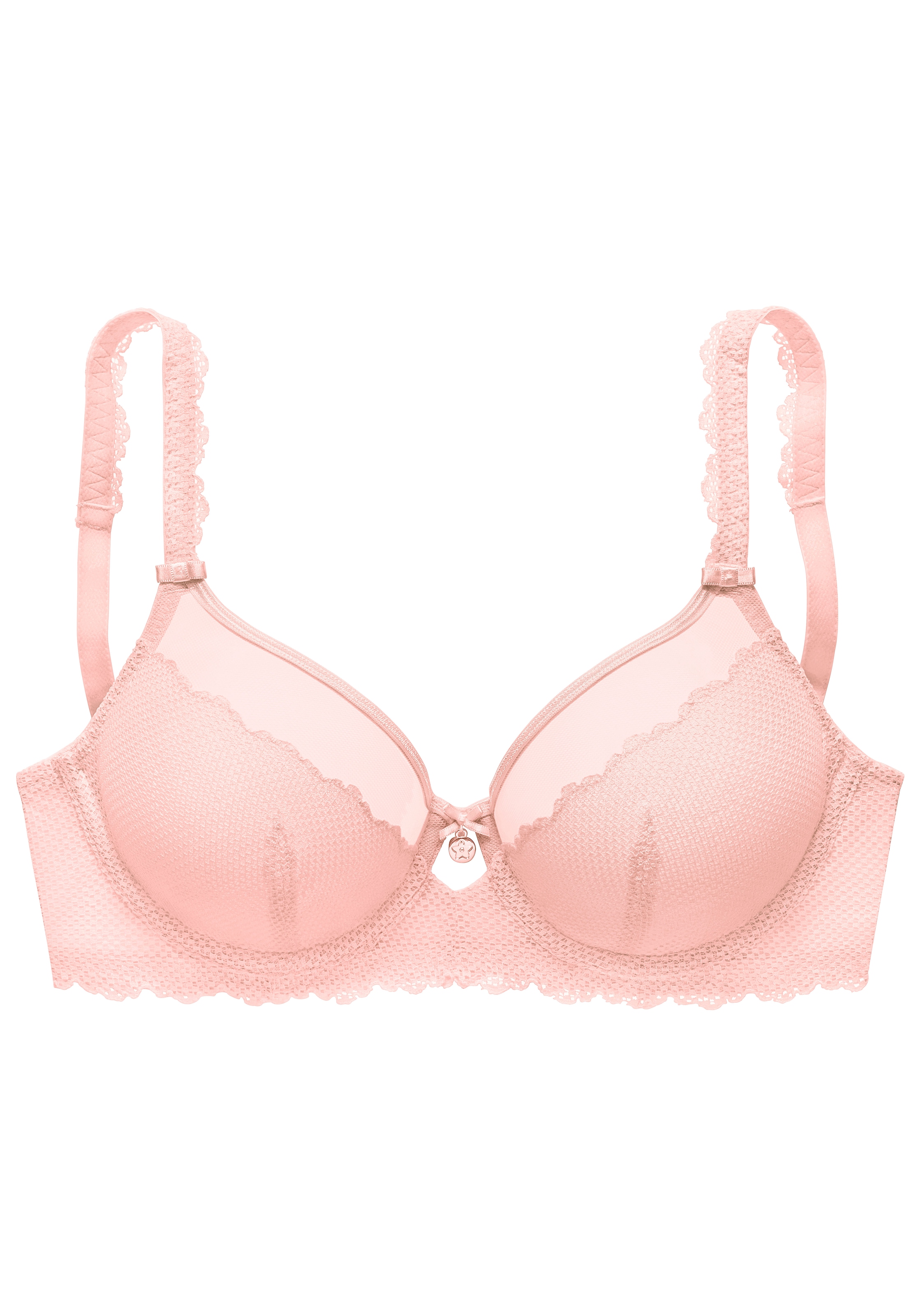 Vivance Bügel-BH, mit hübschen Spitzenträgern, sexy Dessous