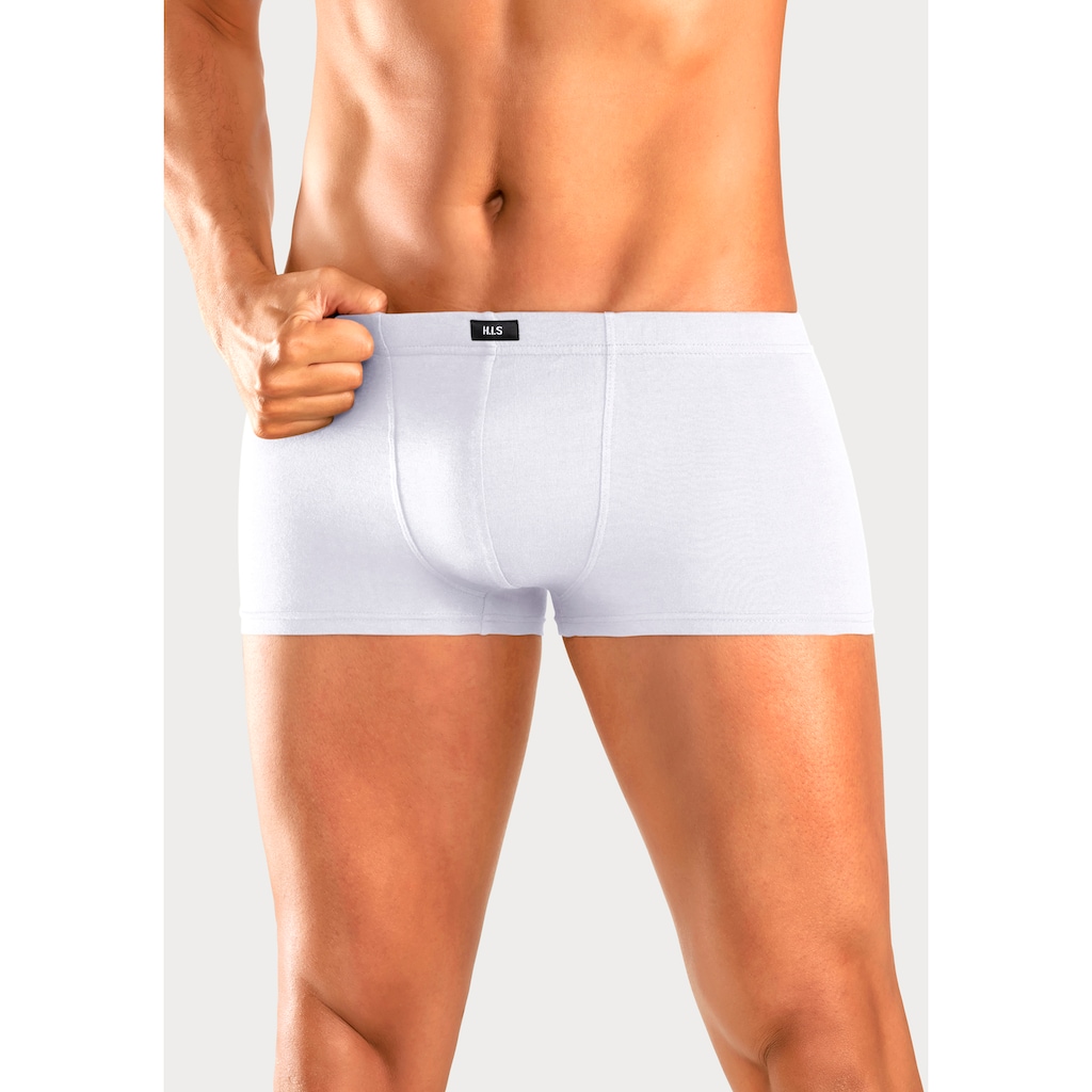 H.I.S Hipster, (Packung, 5 St.), knapp sitzende Boxershorts aus Baumwollstretch