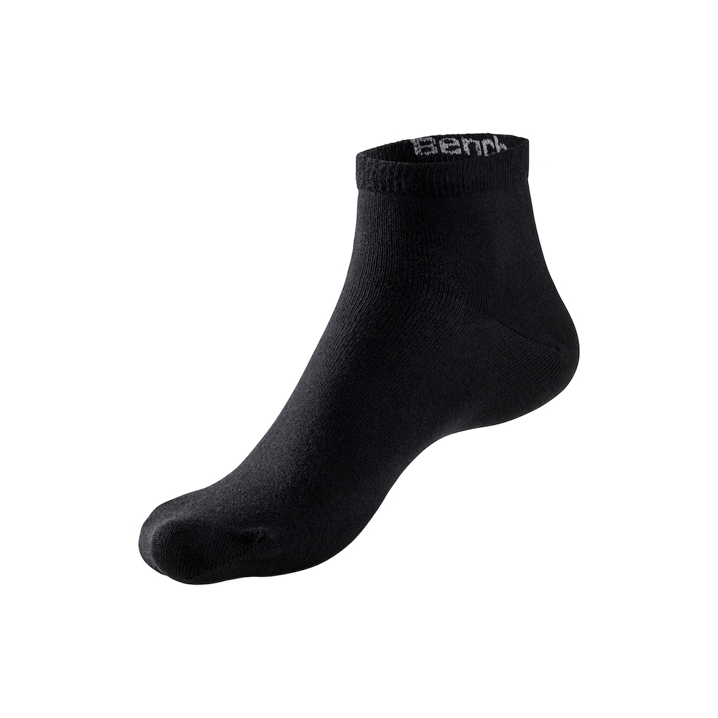 Bench. Kurzsocken, (Packung, 6 Paar), mit eingestricktem Markenlogo im Bündchen
