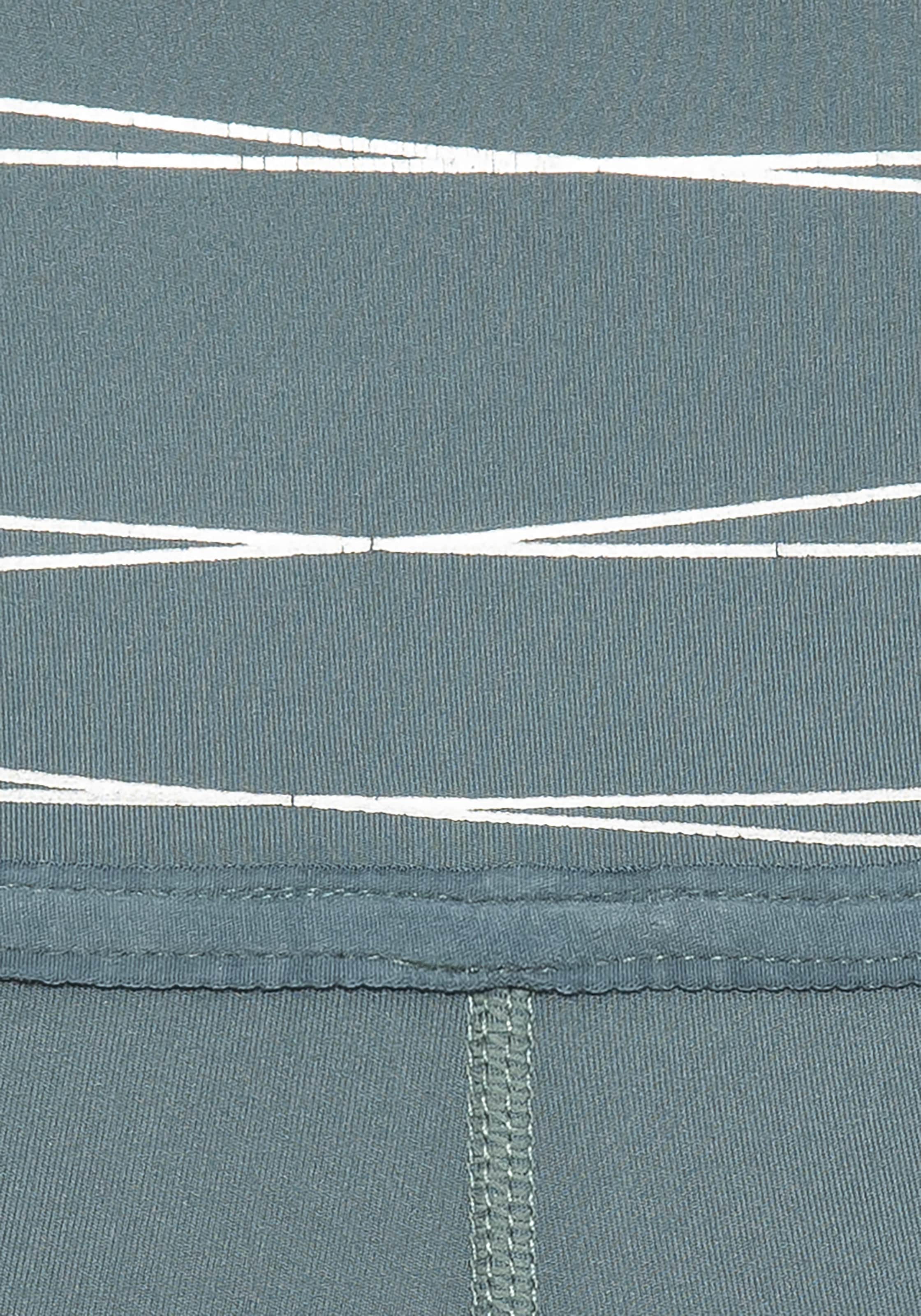 Vivance active Shorts, Sportshorts mit breiten Bündchen und Druck