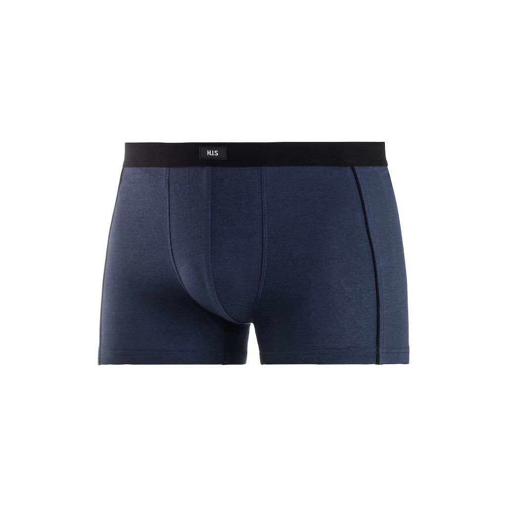 H.I.S Boxer »Boxershorts für Herren«, (Packung, 3 St.), mit schmalen Piping an den Seiten
