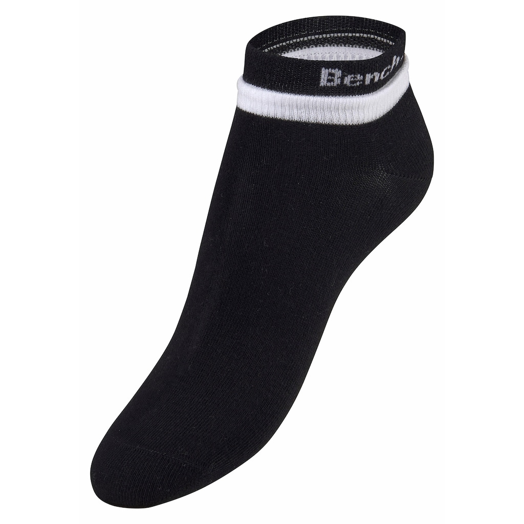 Bench. Kurzsocken, (Packung, 6 Paar), mit doppelten Bündchen