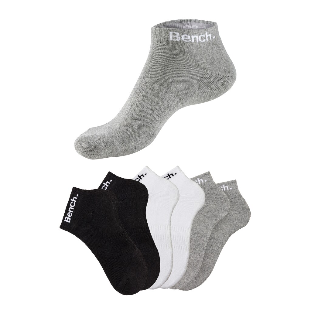 Bench. Sportsocken, (Packung), Tennis Kurzsocken mit Halbfussfrottee