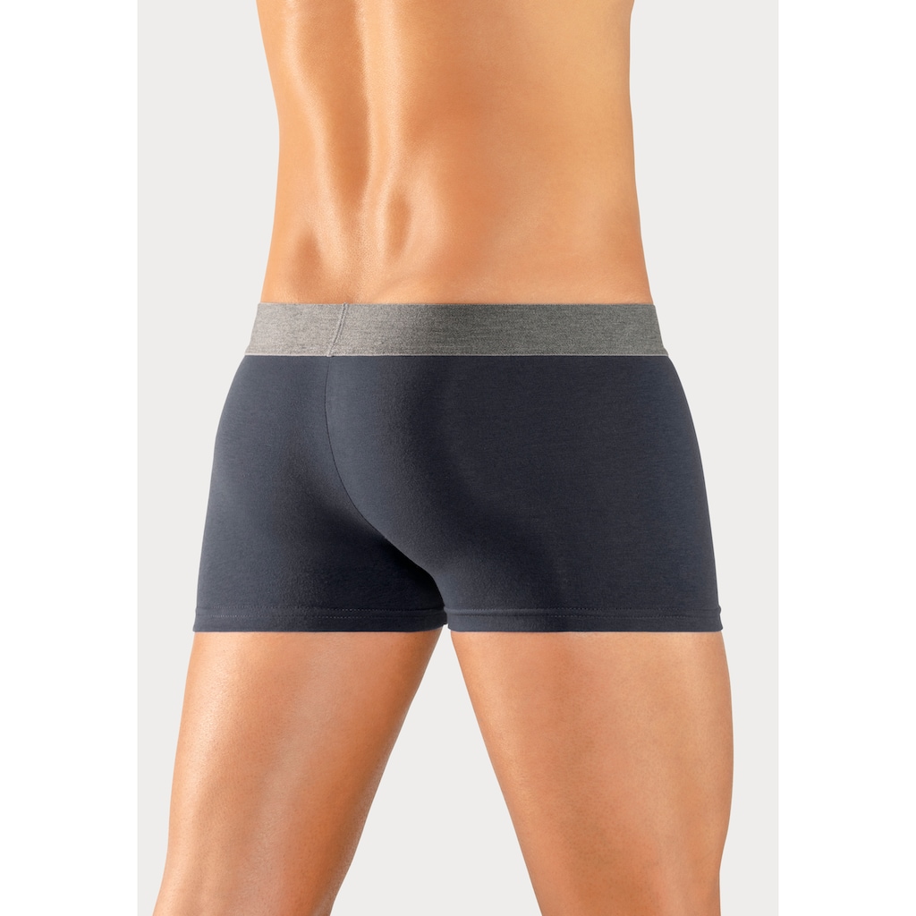 s.Oliver Hipster, (Packung, 4 St.), knapp sitzende Boxershorts für Herren aus Baumwoll-Mix
