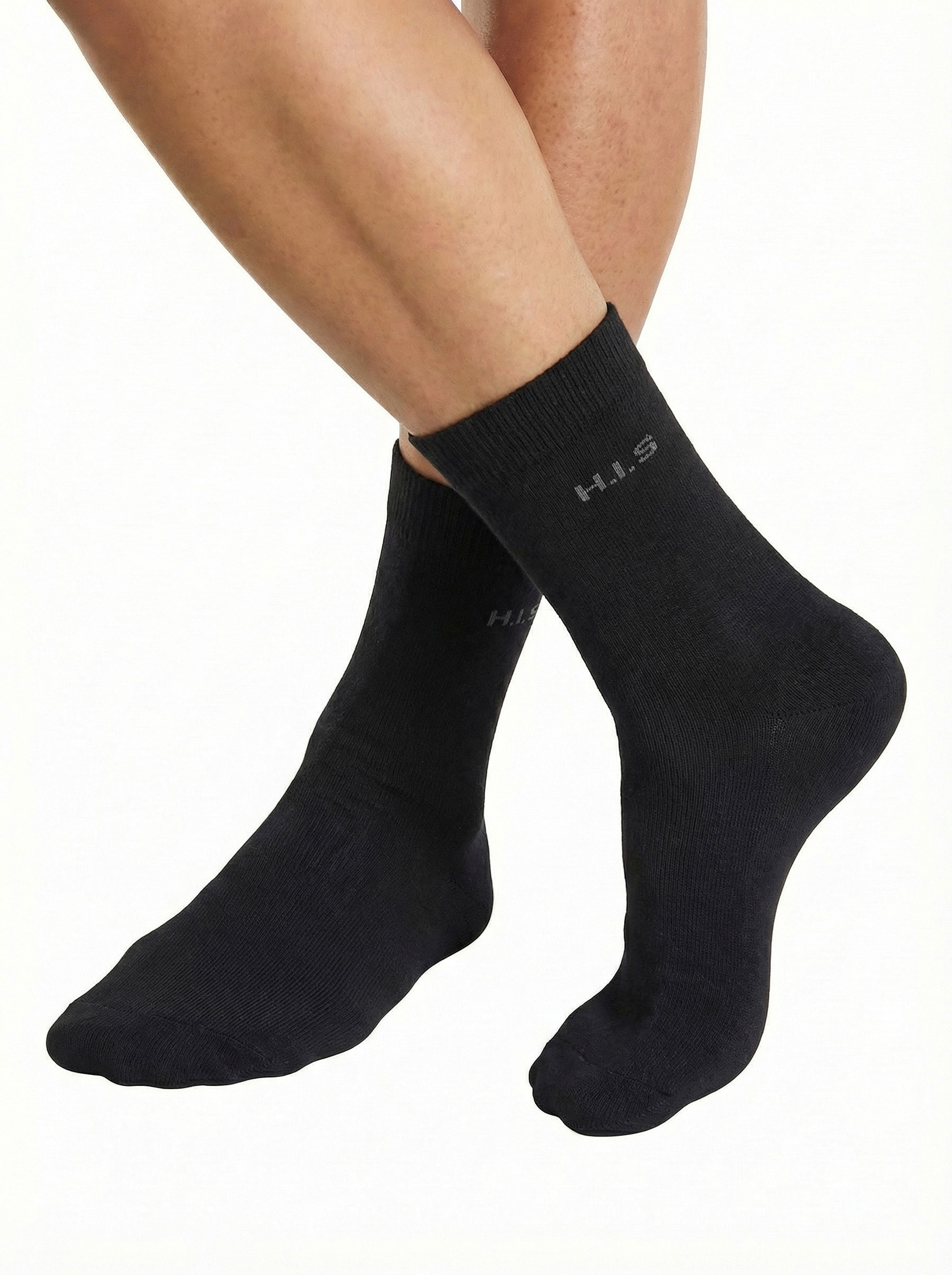 H.I.S Chaussettes basiques »Für Job und Freizeit« Paquet, 6 Couple tlg. avec semelle en éponge douce